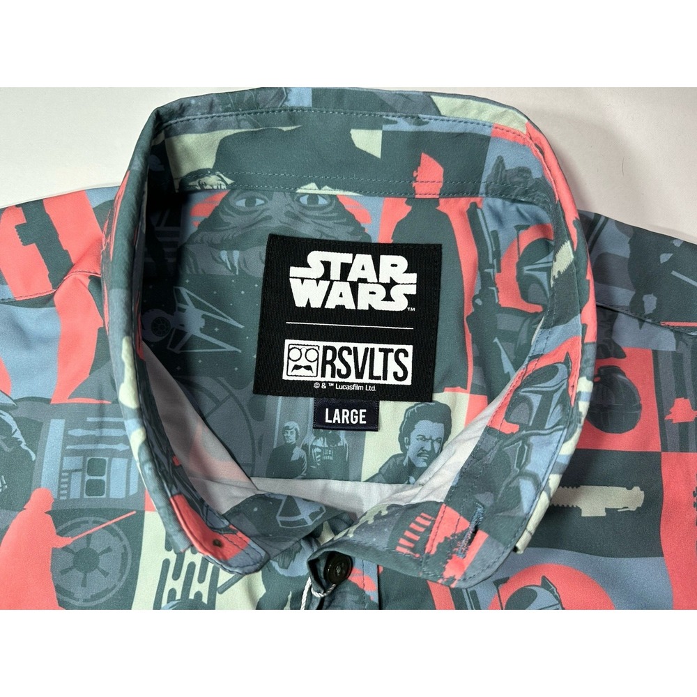 RSVLTS Star Wars May The 4th ''Trilogy's End'' Button Down Shirt Large Kunuflex - Picture 5 of 11